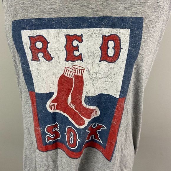 MLB‎ RED SOX Grey Tank Top - Picture 3 of 8